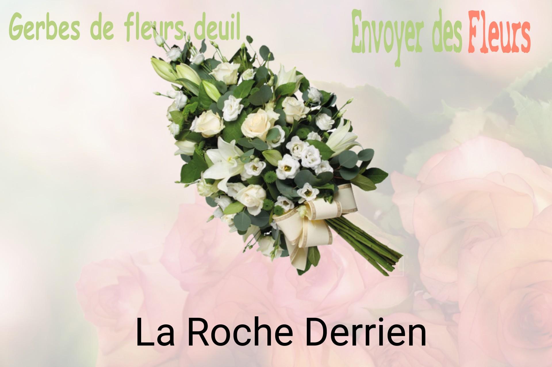 Gerbe de fleurs de deuil livrée à La Roche-Derrien
